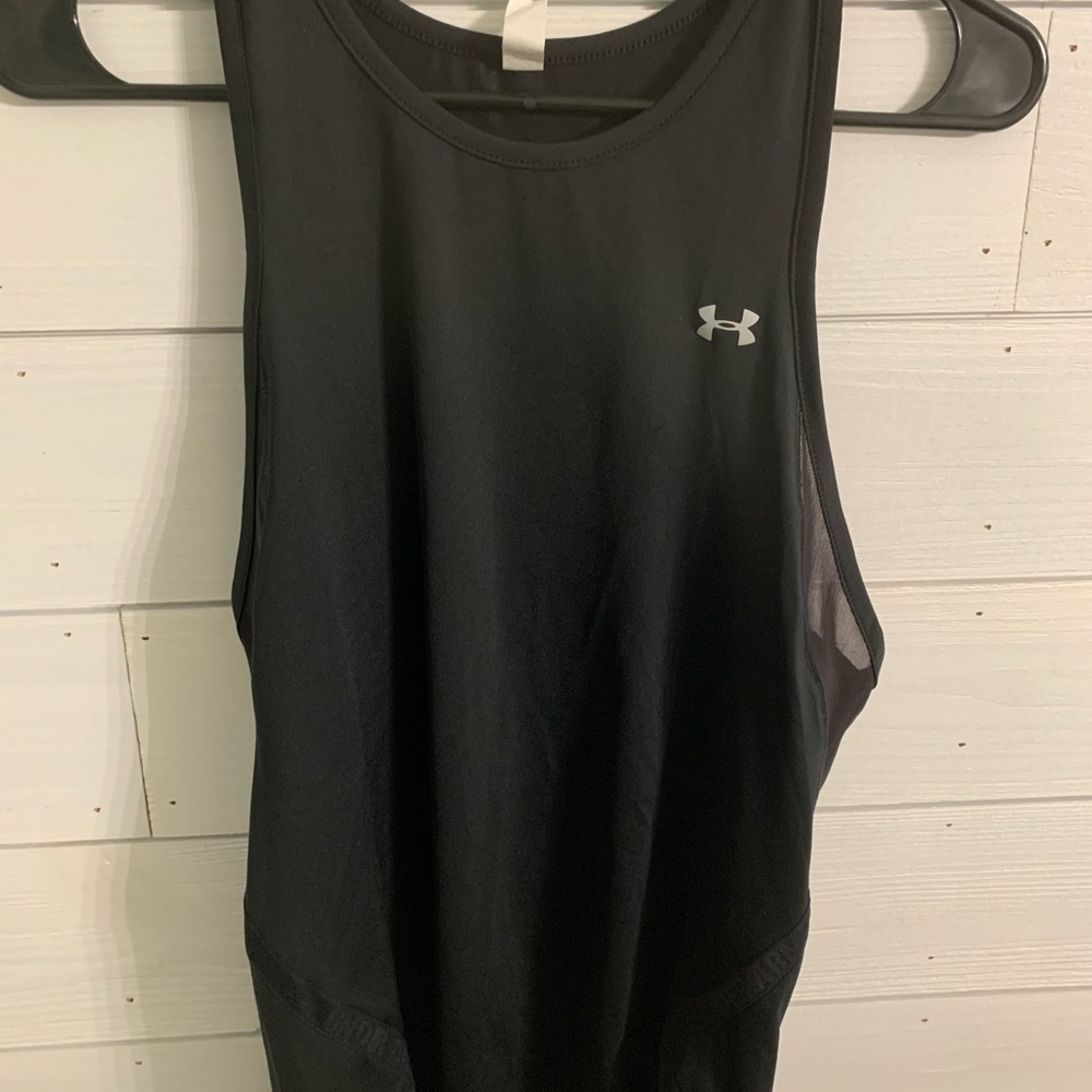 under armor black running tank top